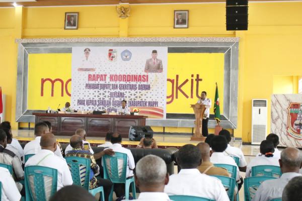 Tingkatkan Layanan Mutu dan Akses Pendidikan, Pj. Bupati Gelar Rakor Bersama 164 Kepsek SD