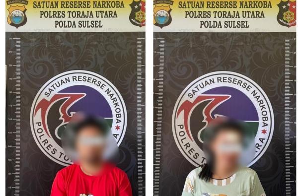2 Pelaku Penyalahgunaan Narkotika Diamankan Satresnarkoba Polres Toraja Utara