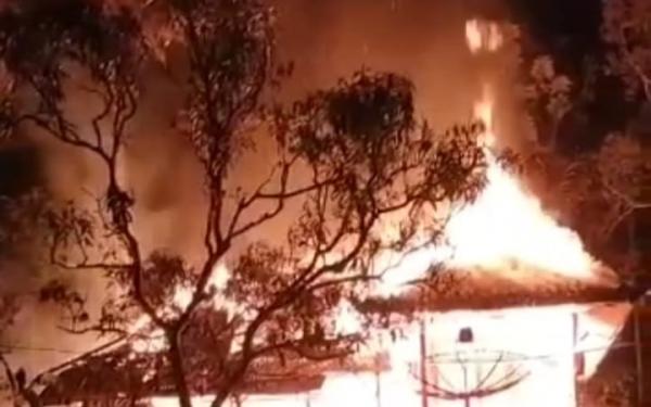 Berita Kebakaran Hari Ini, Sebuah Rumah Hangus Terbakar di Bantarkalong Tasikmalaya