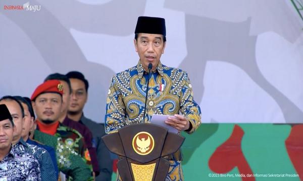 Jokowi Sebut Indonesia Butuh Pemimpin yang Konsisten dan Berani Ambil Risiko