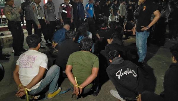 Terlibat Bentrokan Ormas di Bekasi  39 Orang  Ditangkap Polisi