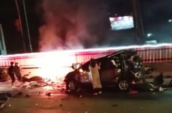 Kecelakaan di Exit Tol Bawen Semarang, Truk Besar Seruduk Belasan Kendaraan