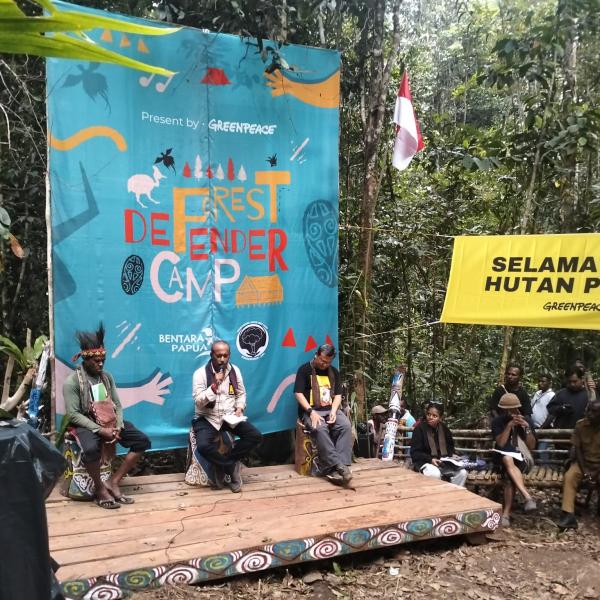 Selamatkan Hutan Papua Dari Maraknya Pembalakan Liar, Greenpeace Indonesia Gelar  Forester Defender