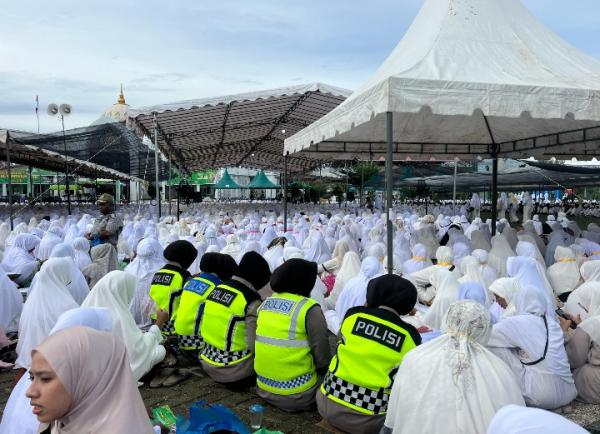Haul Sirul Mubtadin di Pidie Aman Dan Lancar,Kapolres Pidie:Peran Petugas Pengamanan dan Masyarakat
