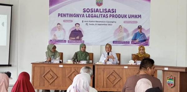 Anggota Komisi I DPRD Jabar Edukasi Pelaku UMKM Ciamis Soal Pentingnya Legalitas Produk