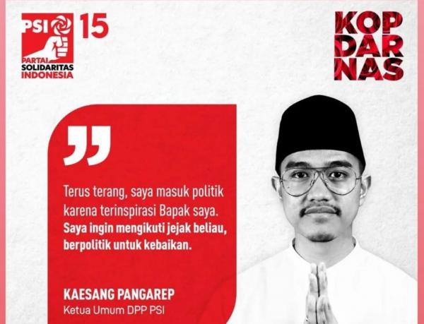 Kaesang Jadi Ketum PSI, Ada Masalah Internal Partai, Ini Analisis Pengamat Politik Unair Surabaya