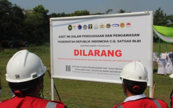 Satgas BLBI Kembali Kuasai Miliaran Aset Milik Debitur di Kawasan Jakarta Selatan