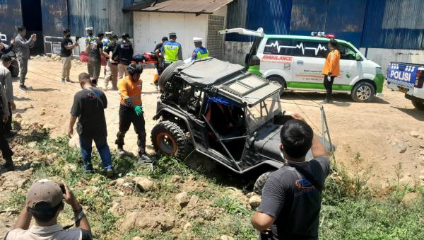 Polres Sukoharjo Gelar Apel Siaga Ambulans dan Pelatihan Evakuasi Laka