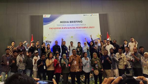 Puluhan Jurnalis Pamalu, Ikut Media Briefing AJP 2023