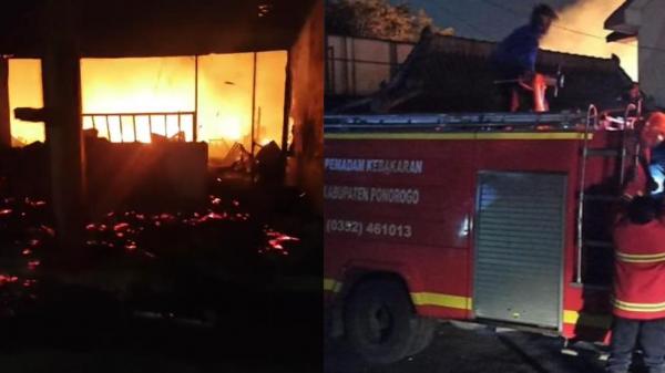 Padamkan Kebakaran Pasar Slogohimo Wonogiri, Pemkab Ponorogo Kirimkan 2 Unit Damkar