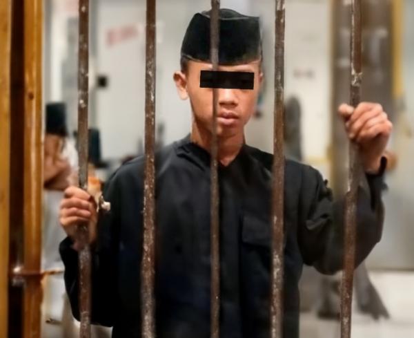 Wajah Memelas Pelaku Perundungan Usai Masuk Sel Penjara, Netizen: Muka Sok Jagoannya Mana?