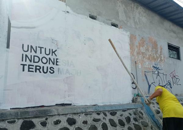 Vandalisme Kontestan Politik di Tembok Rumah, Warga Banjarnegara Resah