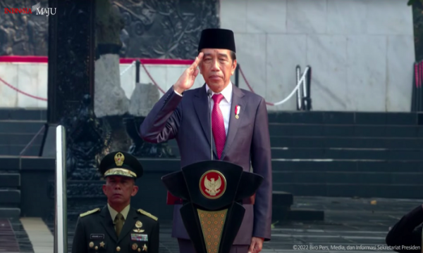 Usai Pimpin Upacara Hari Kesaktian Pancasila, Jokowi Tinjau Sumur Lubang Buaya