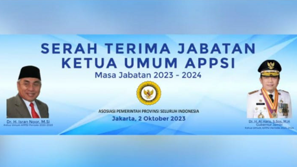 Gubernur Jambi Al Haris Jadi Ketua APPSI 2023-2024