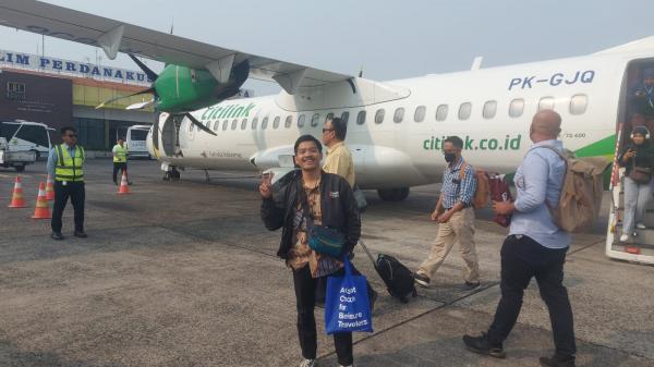 Perdana Terbang dari Tasikmalaya ke Jakarta, Ini yang Dirasakan Penumpang Pesawat Citilink