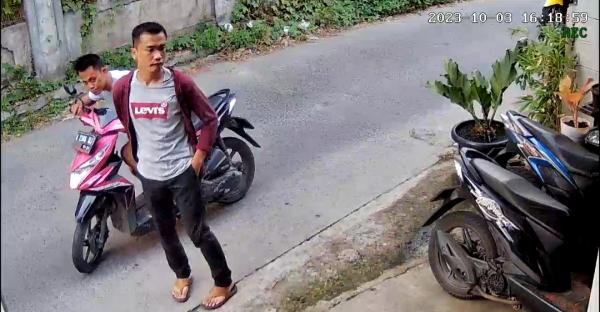 Meski Gagal, Pelaku Curanmor  Sempat Terekam CCTV Viral di Medsos, Waspadalah!