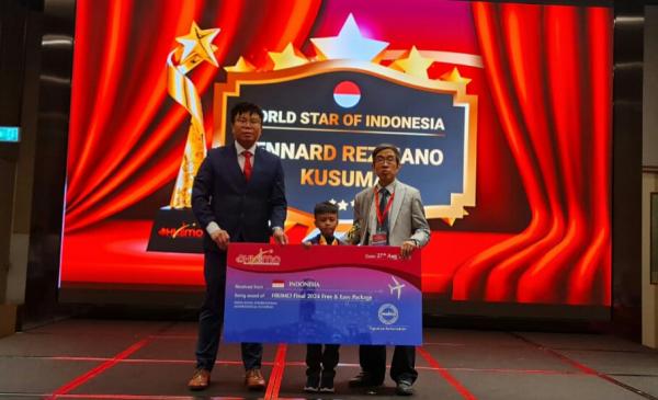 Luar Biasa! Kennard, Siswa SD asal Pemalang Borong 3 Medali Olimpiade Matematika Internasional 2023