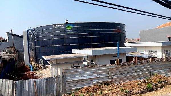 Ada 2 Proyek Watertank Raksasa PDAM,  yang di Depok Jaya lagi Mandek