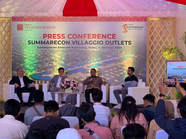 Summarecon Villaggio Resmi Dibuka, Jadi Authentic Outlet Shopping Pertama di Indonesia