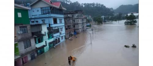 Akibat Semburan Awan Picu Banjir Bandang di India, 10 Orang Tewas 80 Hilang Termasuk 22 Tentara