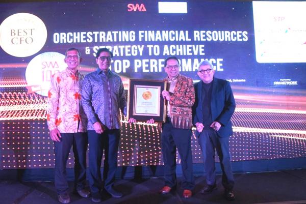 Bank Jatim Sabet Penghargaan Indonesia Best CFO 2023