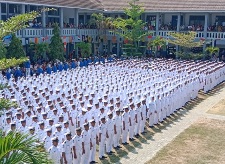 SMKN 1 Mundu Cirebon Lantik Sebanyak 648 Taruna Taruni Tingkat 1 2023