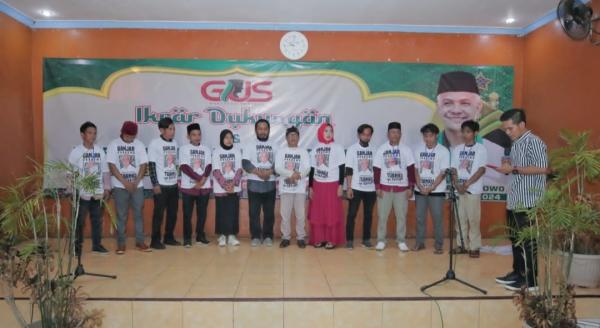 GUS Muda Ikrarkan Dukungan Kepada Ganjar Pranowo