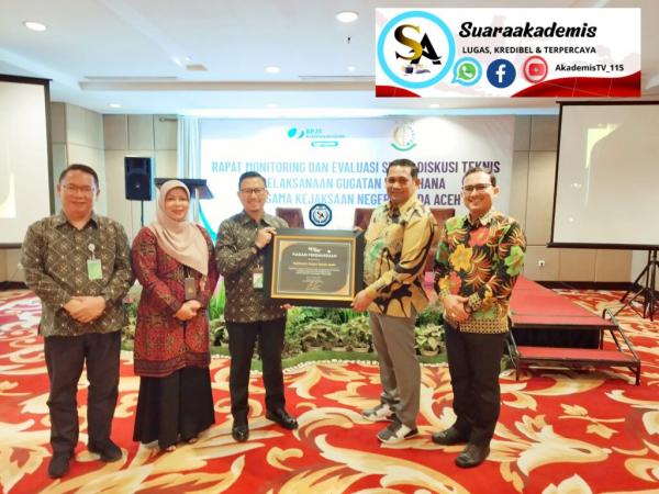 Tindak Tegas Perusahaan Bandel ke Pengadilan, Kejari Aceh Terima Penghargaan BPJS Ketenagakerjaan