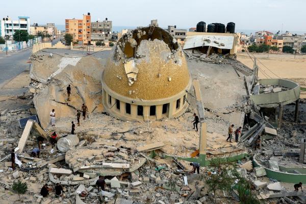 Serangan Israel Tanpa Pandang Bulu, Masjid di Palestina Hancur
