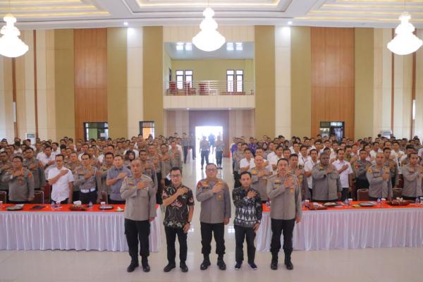Polda Lampung Gelar Latpra Ops Mantap Brata dalam Rangka Pengamanan Tahapan Pemilu Serentak