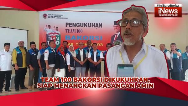 VIDEO: Team 100 Bakorsi Kabupaten Tasikmalaya Dikukuhan, Siap Awasi Pemilu 2024 dan Menangkan Pasang