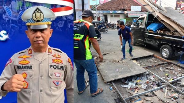 Sempat Viral di Tiktok, Pos Polisi di Jalan Gunung Sabeulah Tasikmalaya Dibongkar Diganti Tenda