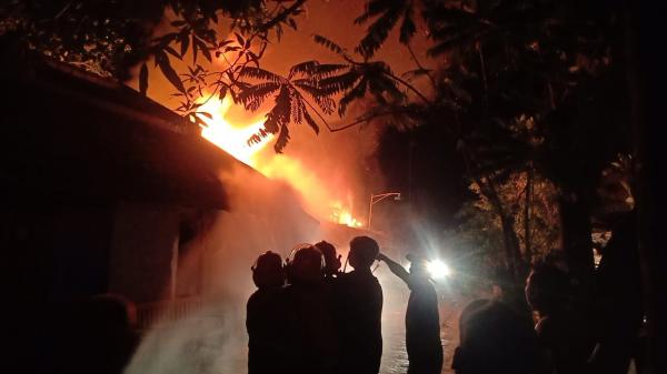 Satu Rumah di Belakang RSUD Purwodadi Grobogan Terbakar, Ini Penyebabnya