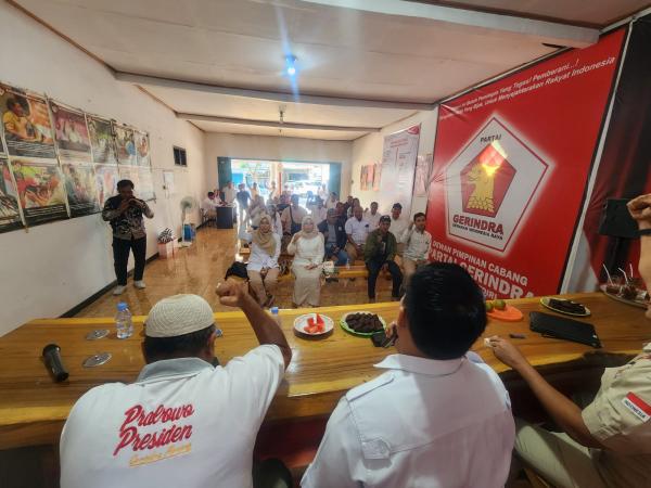 Rakorcab Gerindra Kediri Hasilkan Dukungan Prabowo -Gibran maju Pilpres 2024
