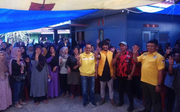 Siap Menangkan Golkar di Kuningan, Bacaleg Yan Fitriyana Husen Getol Sambangi Warga