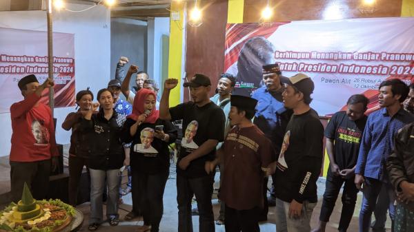 Relawan Semut Merah Kota Probolinggo Deklarasi Dukung Ganjar Pranowo