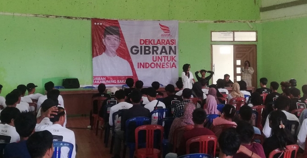 Sayap Gibran Lebak Selatan Deklarasi Di Gedung Vila Kuning Kecamatan Cihara Lebak Banten