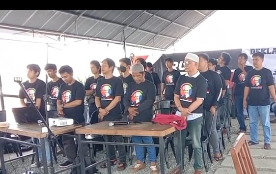 Relawan Solidaritas Ganjar Pranowo se Sulsel Deklarasikan Dukungan untuk Pilpres 2024