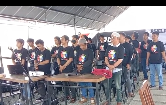 Relawan Solidaritas Ganjar Pranowo se Sulsel Deklarasikan Dukungan untuk Pilpres 2024