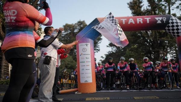 Ratusan Pesepeda Wanita WCC Ambil Bagian dalam Grand Tour Series 2023 di Yogyakarta