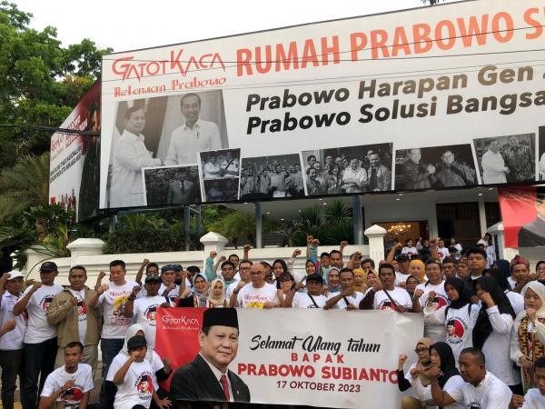 Relawan Prabowo 'Gatotkaca' Resmikan Posko Pemenangan di Jakarta