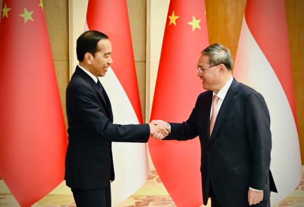 Pertemuan Bilateral Jokowi dan PM Li Qiang, China Jadi Mitra Dagang Terbesar Indonesia