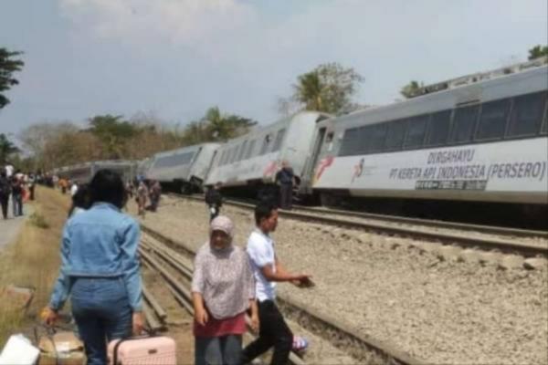 KA Argo Semeru Kecelakaan di Kulon Progo