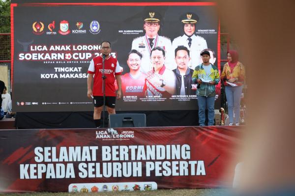 Danny Pomanto Tutup Liga Anak Lorong Tingkat Kota Makassar