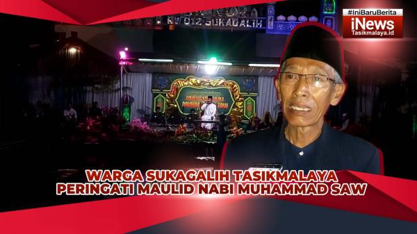 VIDEO: Warga Sukagalih Tasikmalaya Peringati Maulid Nabi Muhammad SAW, Tabligh Akbar di Atas Kolam