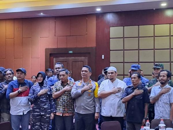 Jelang Pemilu, Kapolda DIY Gelar Silaturahmi Laskar Parpol se-DIY Bersama TNI - Polri