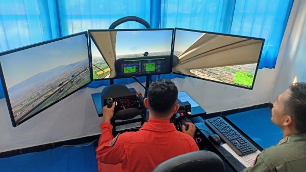 Perwira TNI AL Ciptakan Flight Simulator, Biaya Murah Berkualitas