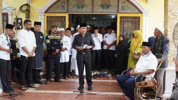 Momen Pj Gubernur Sumut Hassanudin Lepas Jenazah Dato’ Seri Syamsul Arifin