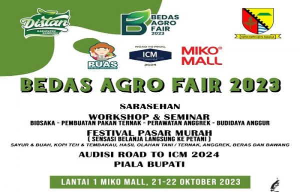 Lewat Bedas Agro Fair 2023, Upaya Pemkab Bandung Wujudkan Pertanian Berdaya Saing