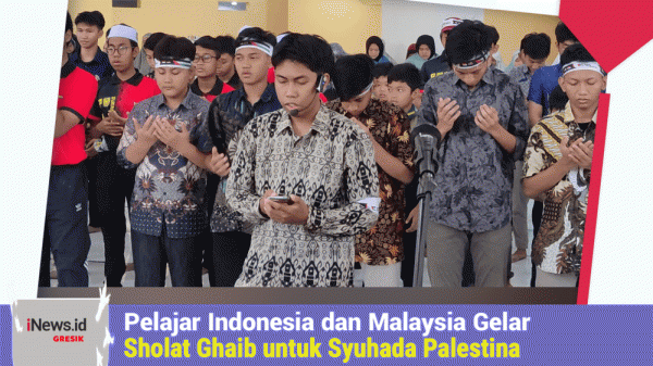 Pelajar Indonesia dan Malaysia Gelar Sholat Ghaib untuk Syuhada Palestina